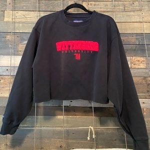 Cropped sweatshirt